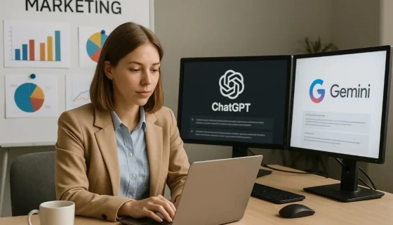 ИИ в маркетинге: как использовать ChatGPT и Gemini для генерации контента